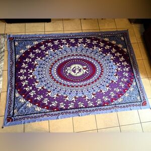 Large Bohemian Tapestry Featuring The Grateful Dread Dancing Bears.